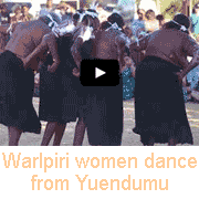 Aboriginal dancing from Yuendumu