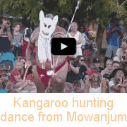 Aboriginal dancing from Mowanjum (2)