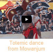 Aboriginal dancing from Mowanjum (4)