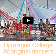 Djarragun Aboriginal dancers