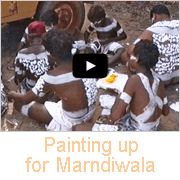 Painting up for Marndiwala