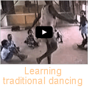 Learning traditional dancing