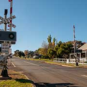 Railway crossing, Pemberton