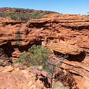 View of southern cliff face