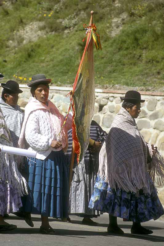 Women marching