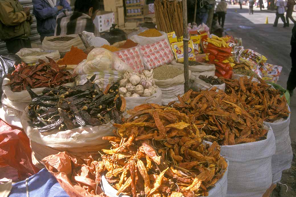 Selling peppers 