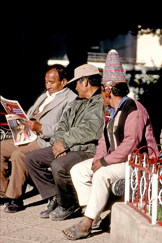 Three men of Potosí