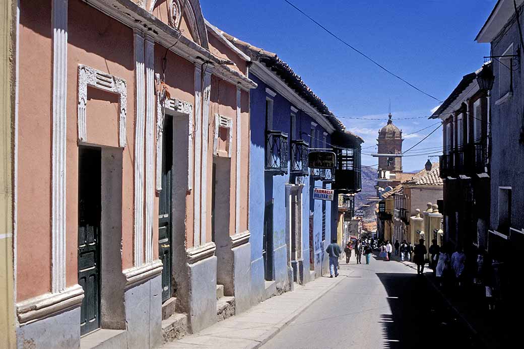 Narrow street in Potosí