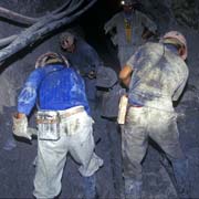 Miners at work