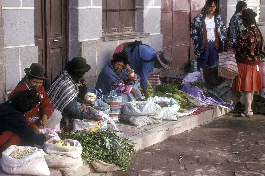 Street market in Tupiza