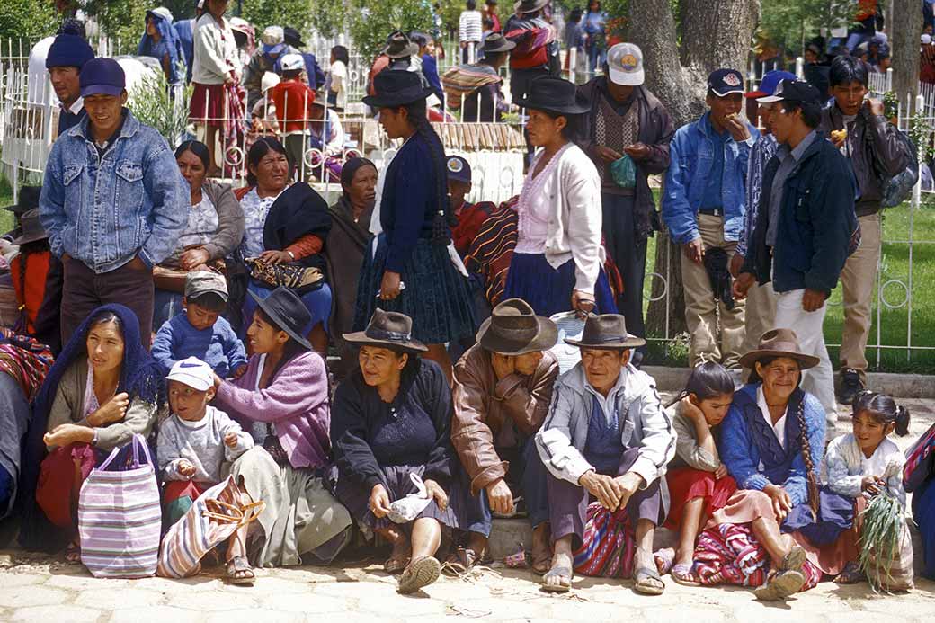 Crowd in Tarabuco