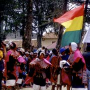 Dancing with the flag