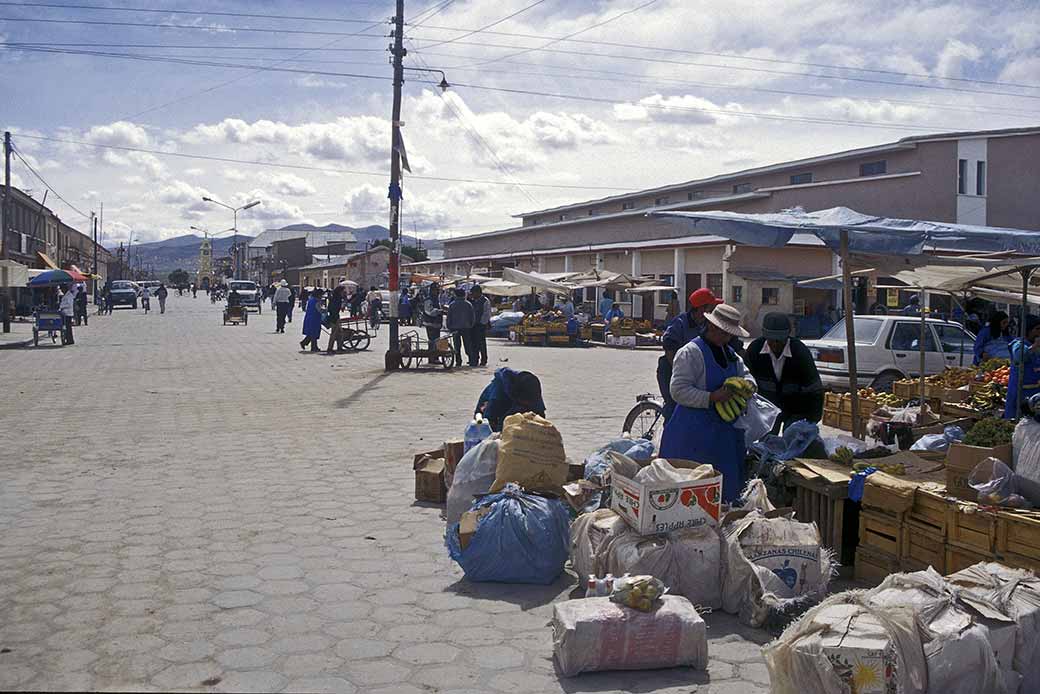 Street market, Uyuni