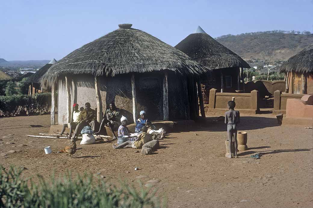 Houses in Serowe