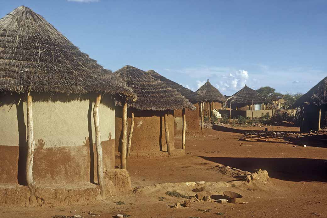 Traditional huts in Francistown