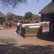 Neat houses and walls in Mahalapye