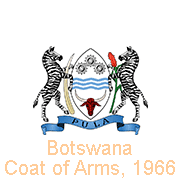 Coat of arms of Botswana, 1966