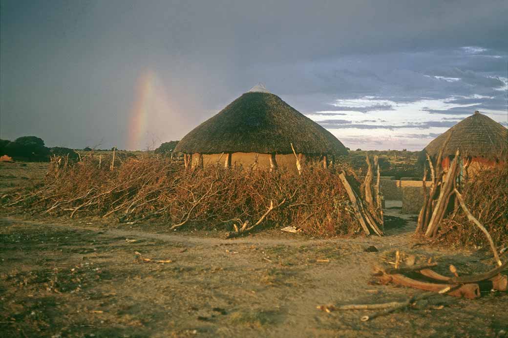 Rainbow over Khudumelapye