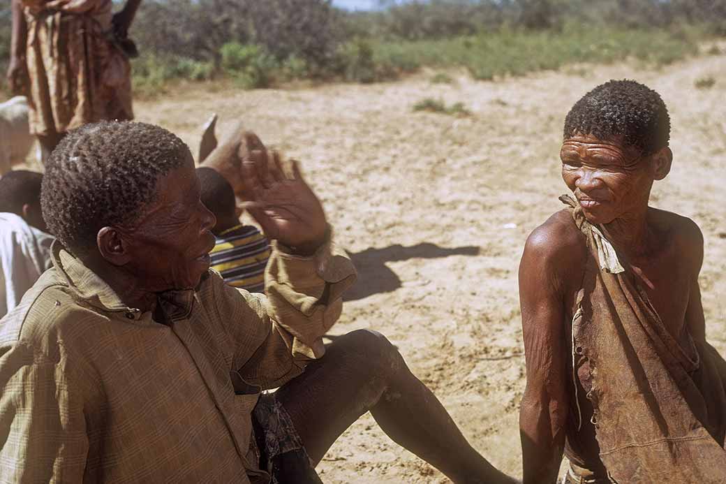 Old Basarwa people, Tsesane