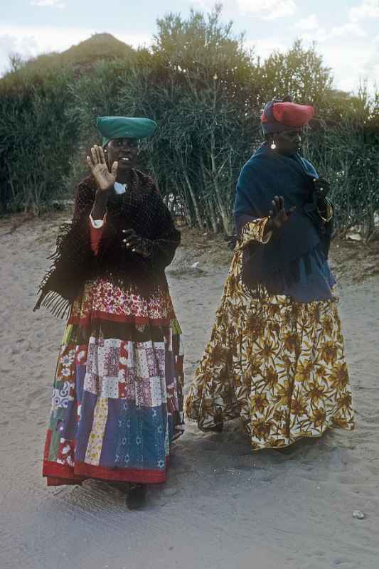 Herero women, Maun