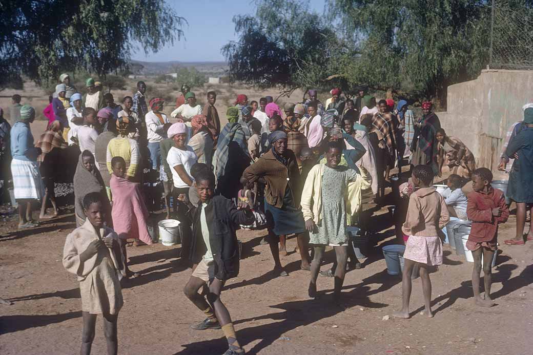 Fetching water, Kanye