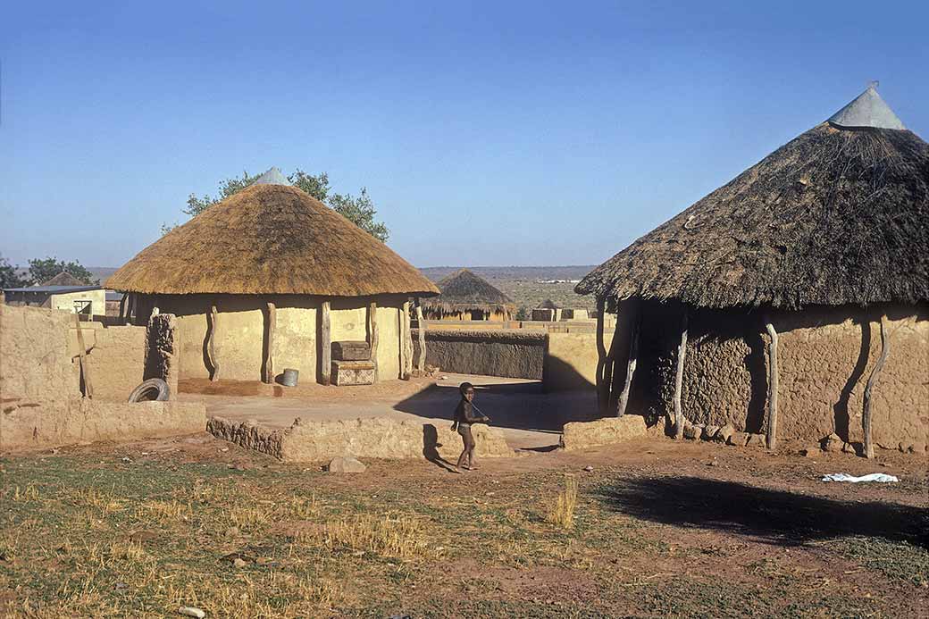 Traditional houses, Molepolole