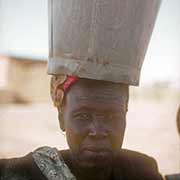 Woman with bucket, Molepolole