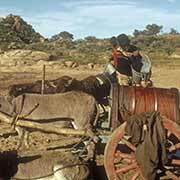 Boys collecting water, Moshupa