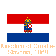 Kingdom of Croatia-Slavonia, 1868 (official)