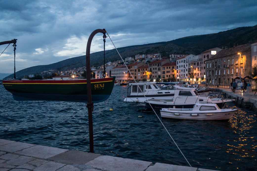 Dusk along the waterfront