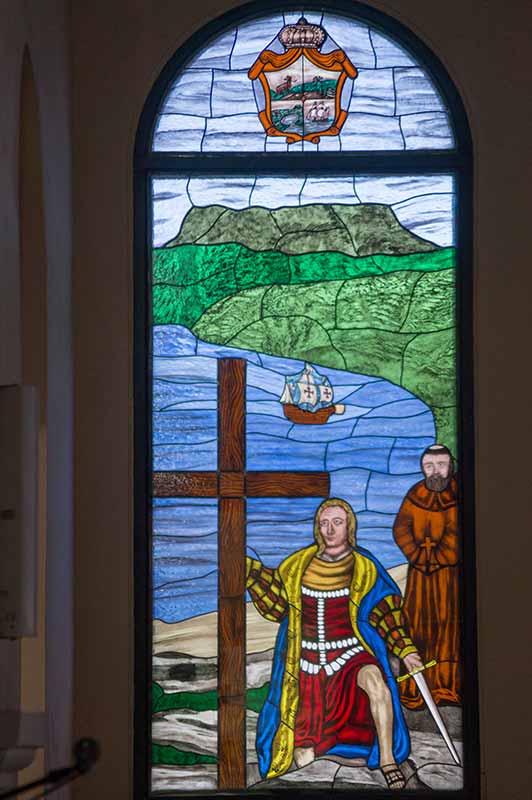 Glass window, Baracoa Cathedral