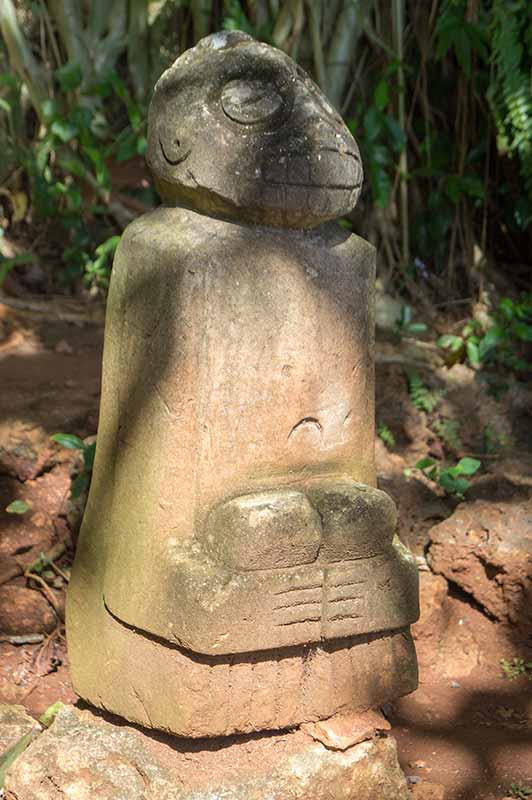 Taíno statue, Baracoa