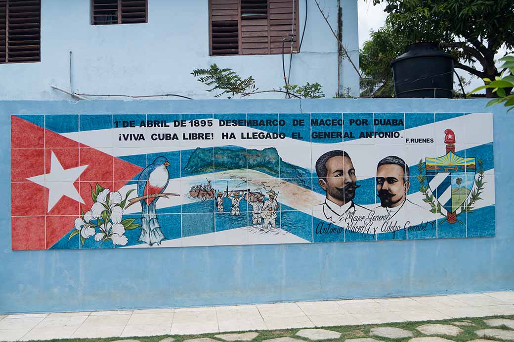 Maceo wall display, Baracoa