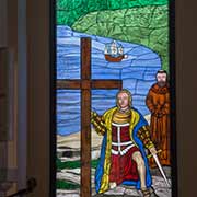 Glass window, Baracoa Cathedral