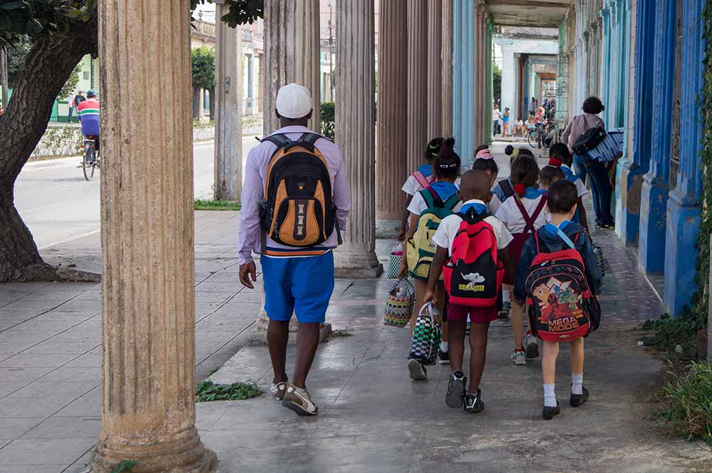 School children, Camagüey