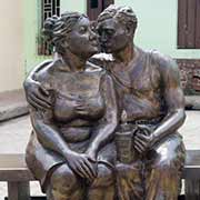 Statues, Plaza del Carmen, Camagüey