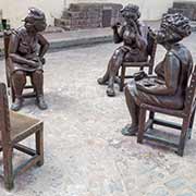 Statues, Plaza del Carmen, Camagüey