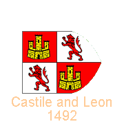 Flag of Castile and Leon, 1492