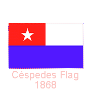 Cuba - Céspedes Flag, 1868