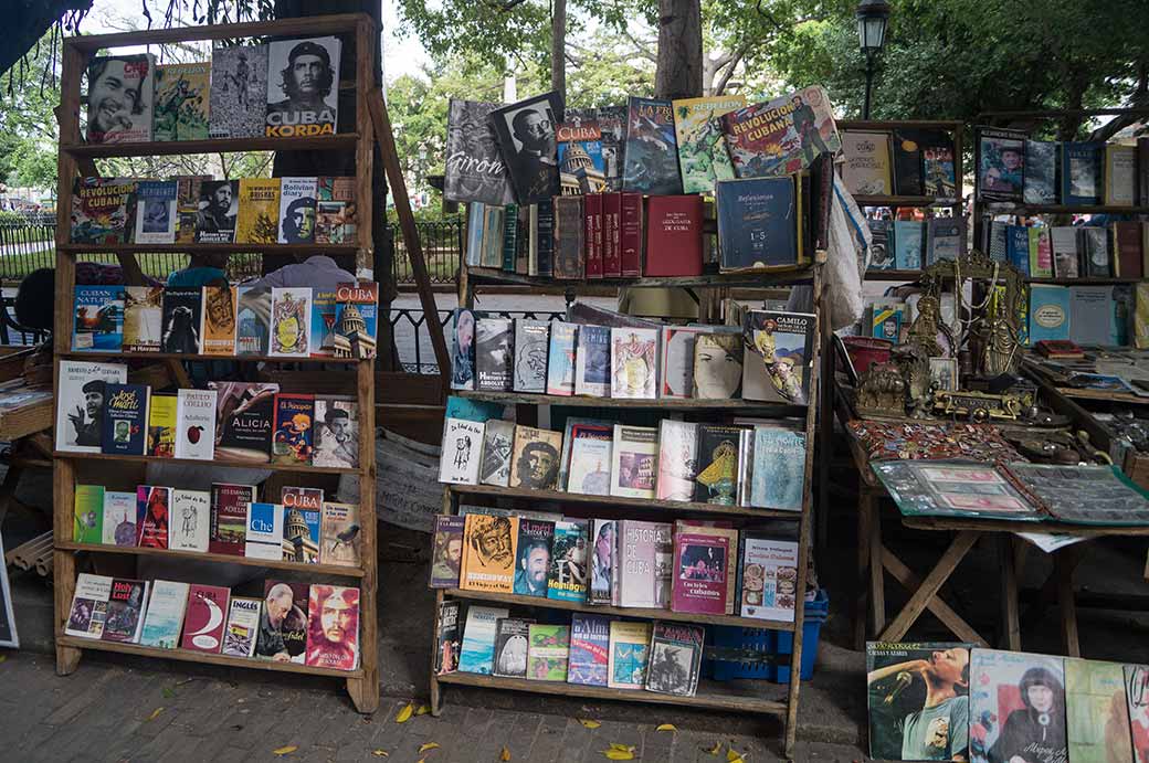 Book stall, Plaza de Armas