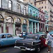 Along Parque El Curita, Havana