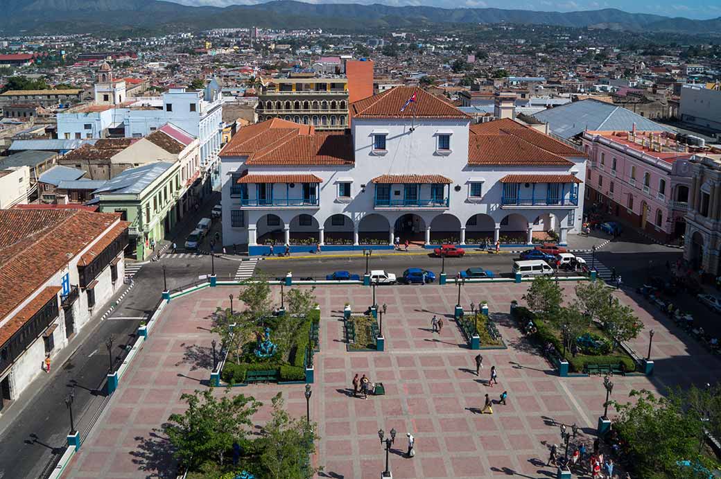 View from Santiago de Cuba Cathedral