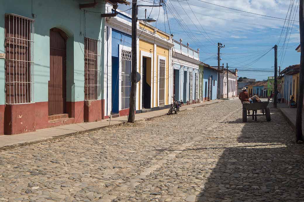 Cobbled street, Trinidad