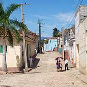 Cobbled street, Trinidad