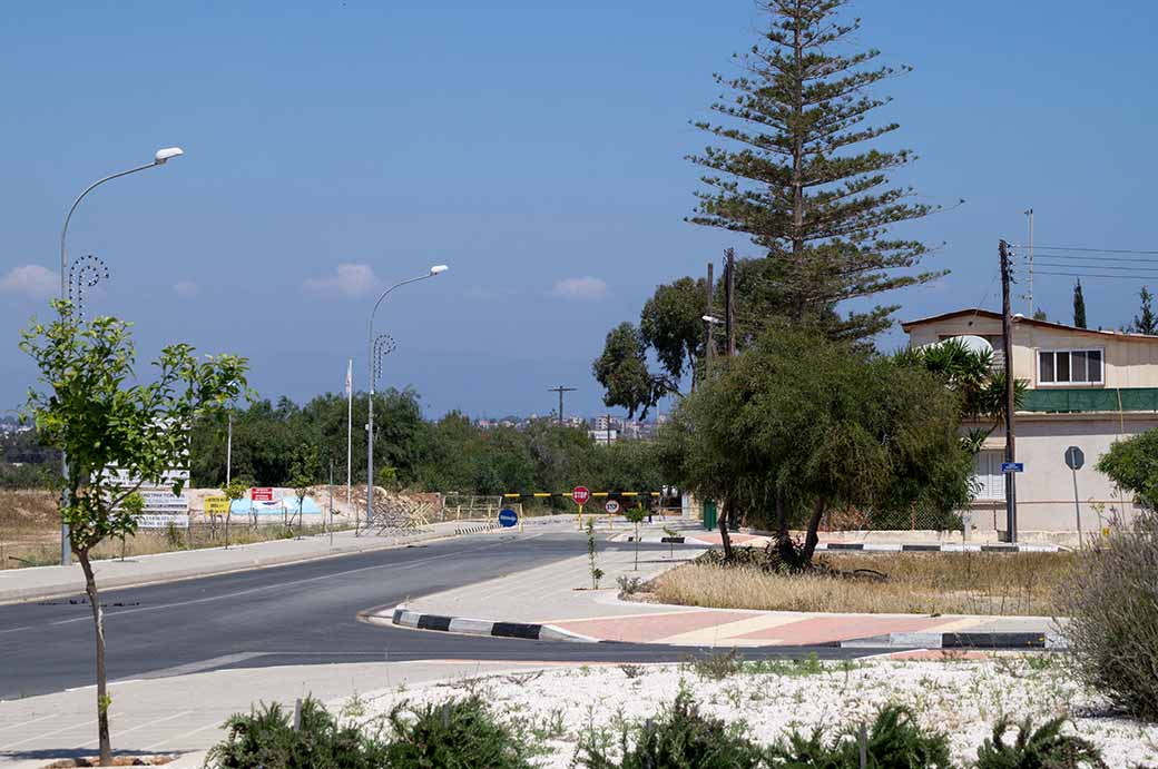 End of the road at the 'Green Line'