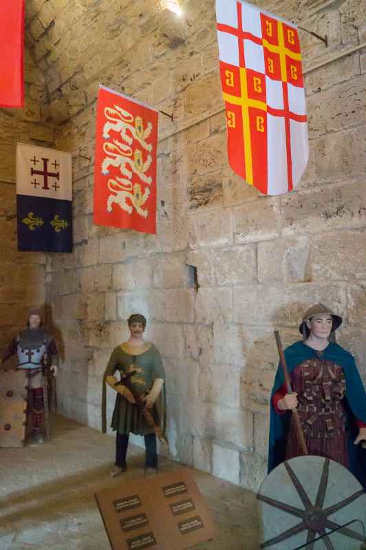 Uniforms and flags, Kyrenia Castle