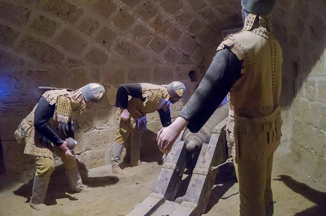 Display of soldiers, Kyrenia Castle