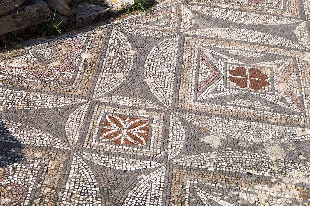 Mosaic floor, Basilica of Agia Triada
