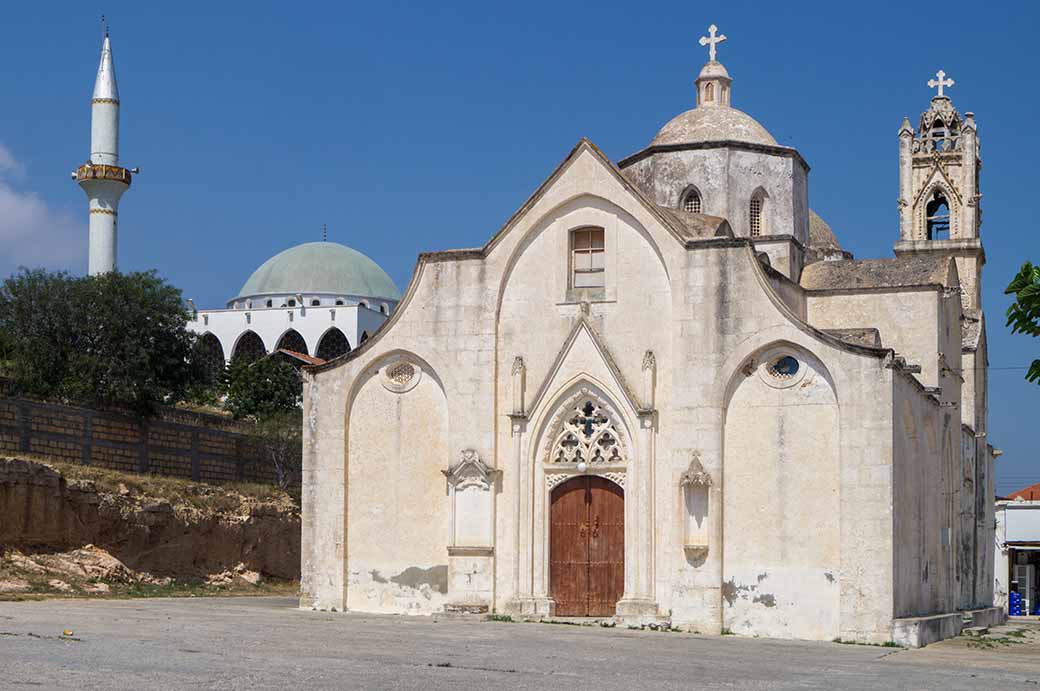 Church and mosque, Dipkarpaz