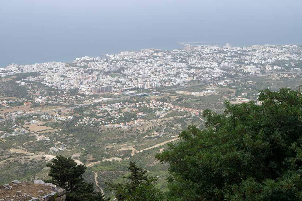 View from Saint Hilarion Castle